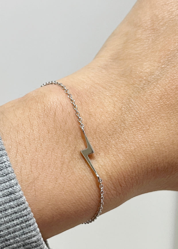 Lightning Bolt Bracelet (Silver/Gold)