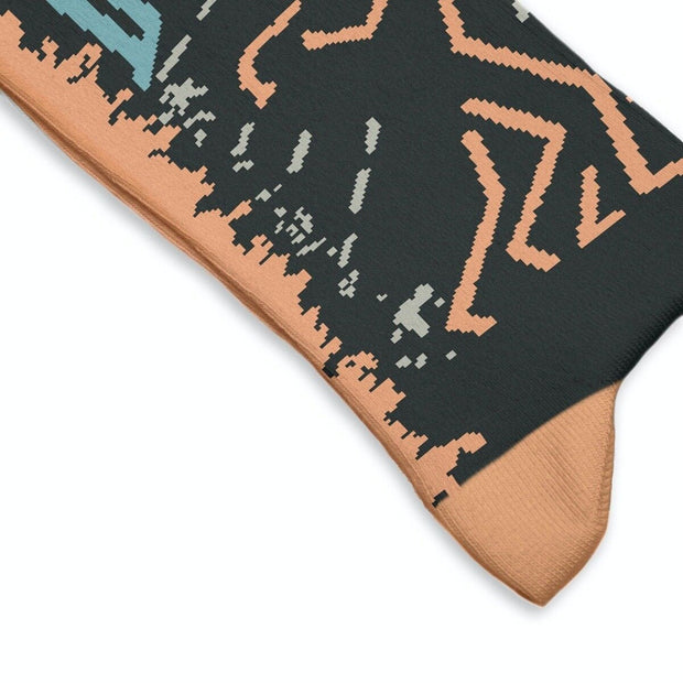David Bowie Let's Dance Socks
