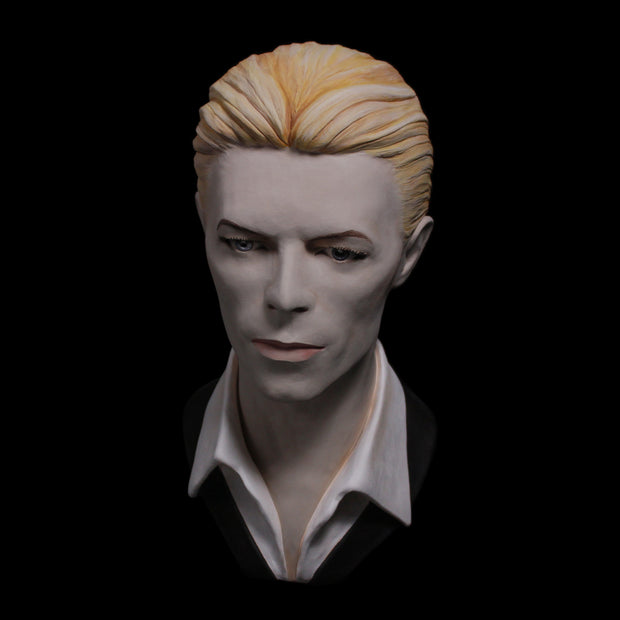 David Bowie 'The Thin White Duke'- Full Head + Bust Sculpture