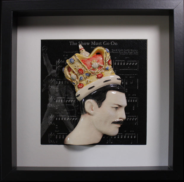 Freddie Mercury - Framed Sculpture