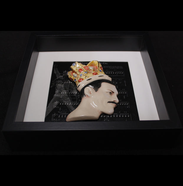 Freddie Mercury - Framed Sculpture