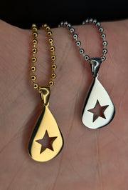 Conan Gray Found Heaven Star Pendant and Ball Chain (Stainless Steel) Necklaces