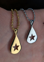 Conan Gray Found Heaven Star Pendant and Ball Chain (Stainless Steel) Necklaces