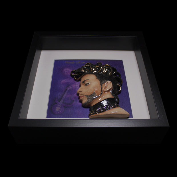 Prince 'Purple Rain' - Framed Sculpture