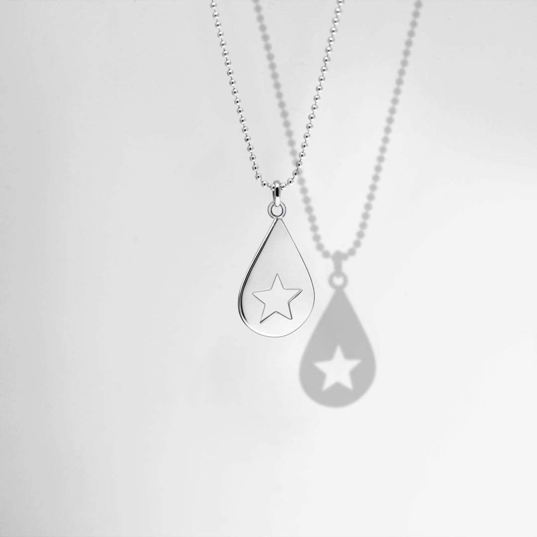 Conan Gray Found Heaven Star Pendant and Ball Chain (Stainless
