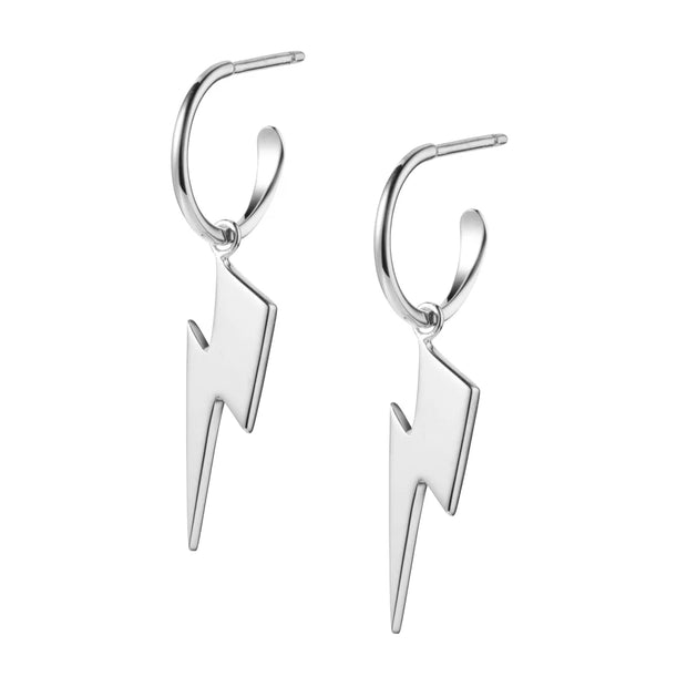 Bowie 'Flash' Hoop Earrings Silver/Gold