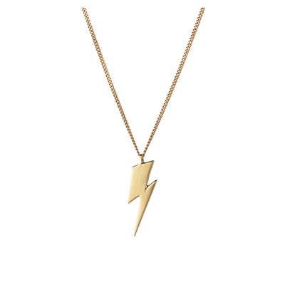 Bowie Flash Pendant Necklace Gold/Silver