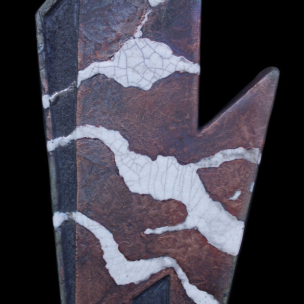 'Ashes To Ashes' Raku Lightning Bolt