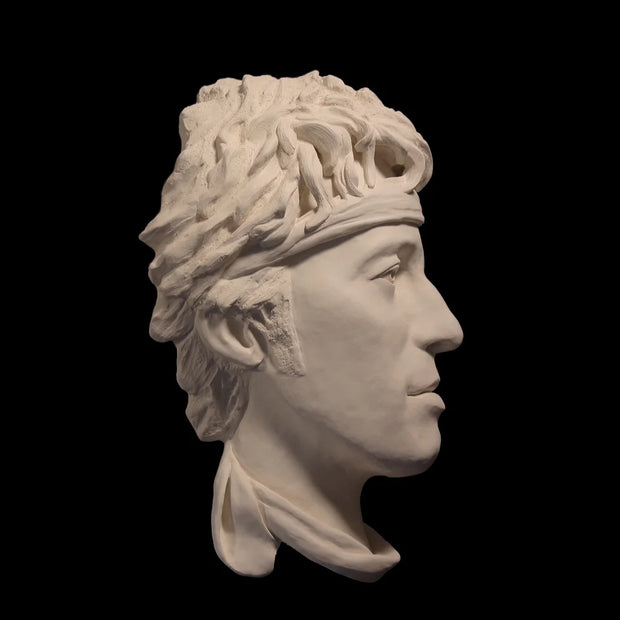 Bruce Springsteen White Clay Sculpture (Iconic Headband)