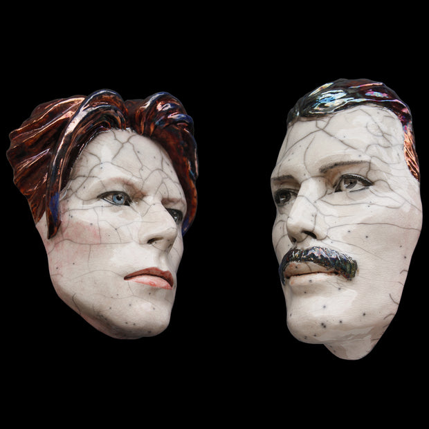 David Bowie 'The Man Who Fell To Earth' Raku Sculpture