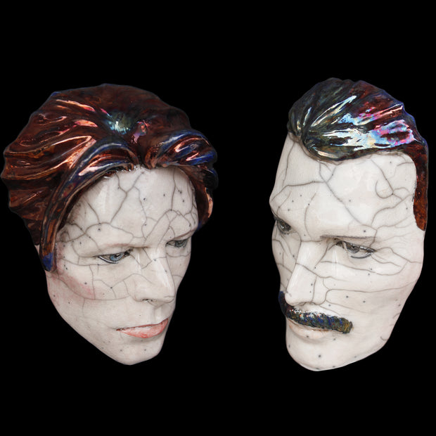 David Bowie 'The Man Who Fell To Earth' Raku Sculpture