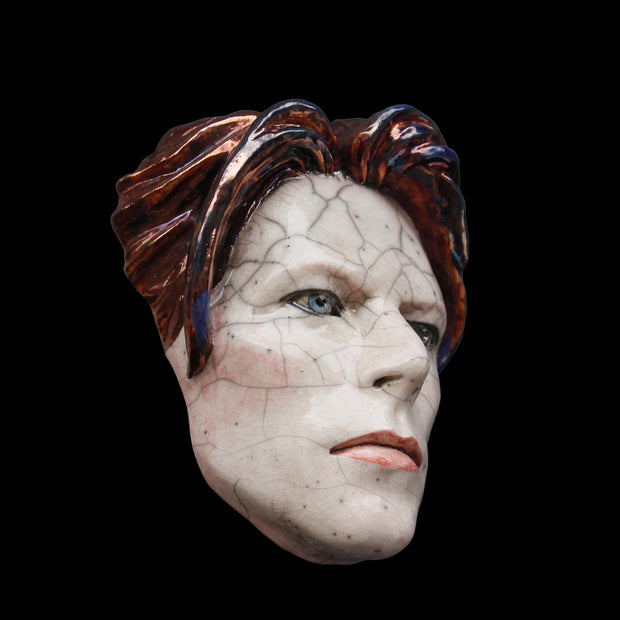 David Bowie 'The Man Who Fell To Earth' Raku Sculpture