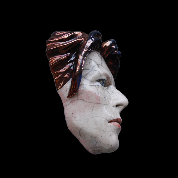 David Bowie 'The Man Who Fell To Earth' Raku Sculpture