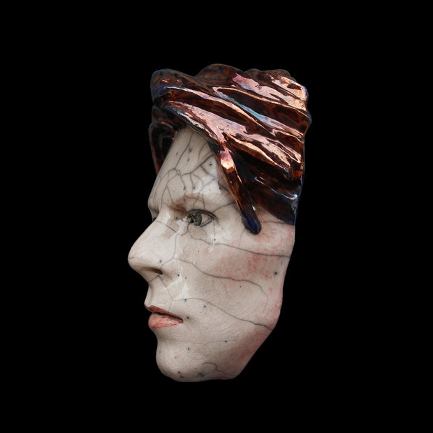 David Bowie 'The Man Who Fell To Earth' Raku Sculpture