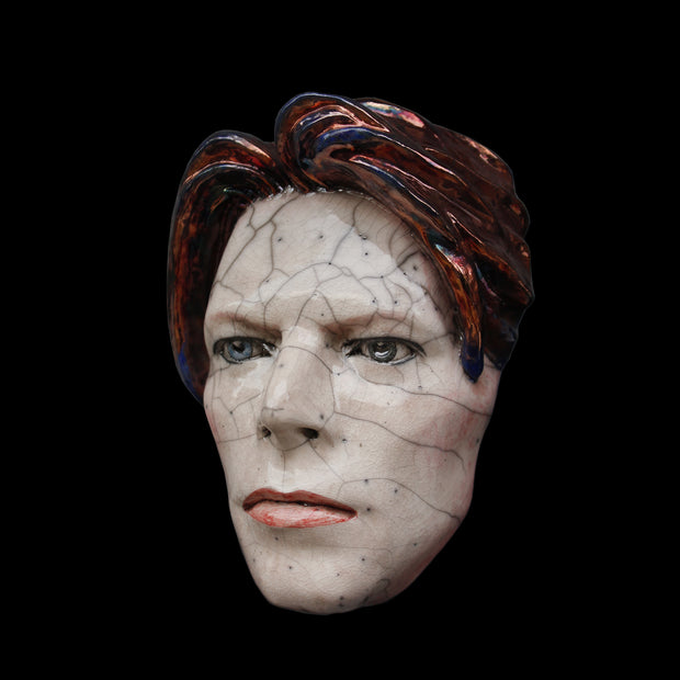 David Bowie 'The Man Who Fell To Earth' Raku Sculpture