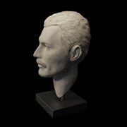 Freddie Mercury White Terracotta Sculpture