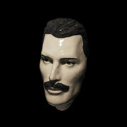 Freddie Mercury Painted Ceramic Face Mask